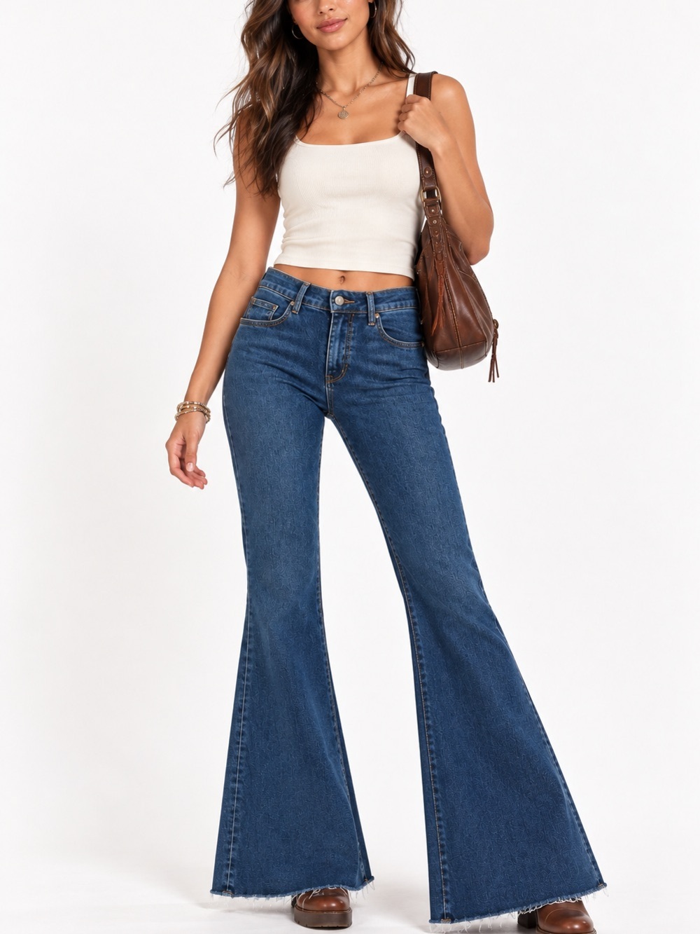 Judy Blue High Waist Flare Jeans Medium Wash Stretch Denim JB88611 Size 29 NWT
